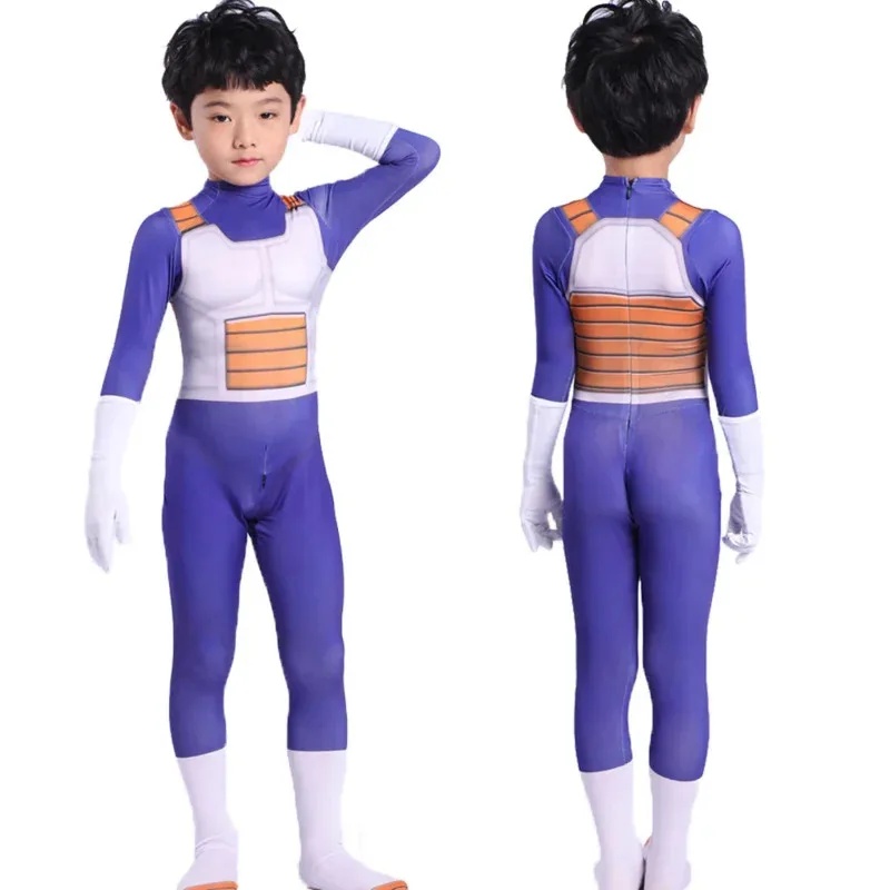 Cosplay Anime Black Hair - 大人用孫悟空コスチューム ベジータコスプレスーツ アニメスーパーヒーロー 黒髪 ハロウィン映画 ベジータコスチューム