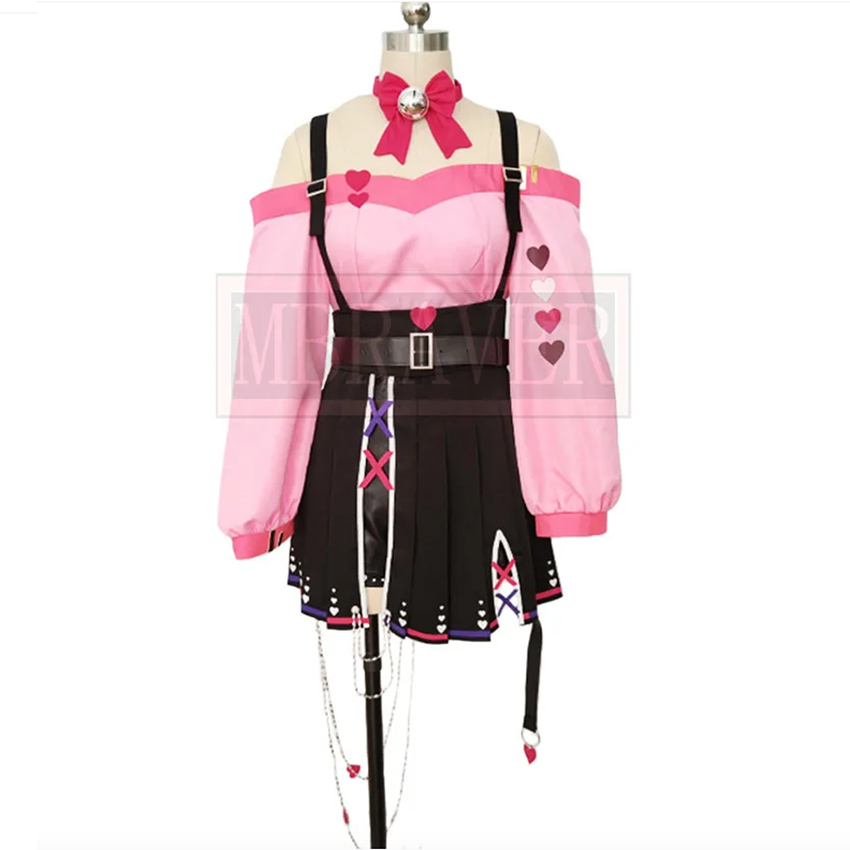 Anime Cosplay Youtuber - Youtube Vtuber ホロライブ Ironmouse コスプレアイアンマウス仮装パーティークリスマスハロウィン制服カスタムメイド任意のサイズ