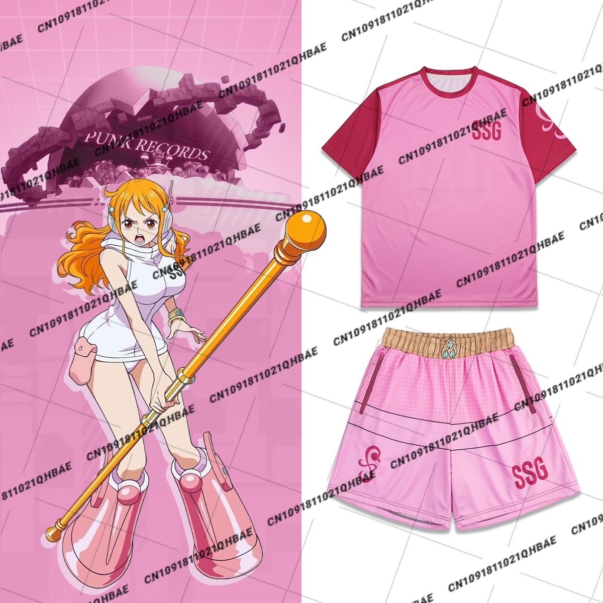 Anime Cosplay Costumes - 2026年新作 エッグヘッド島 ナミ アニメファン向け コスプレ衣装 メンズファッション