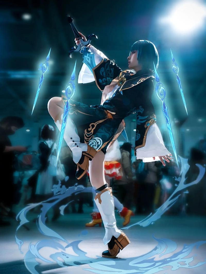 Anime Cosplay Wig - XingQiu コスプレゲーム原神 Xing Qiu 制服ゴージャスな衣装 2026