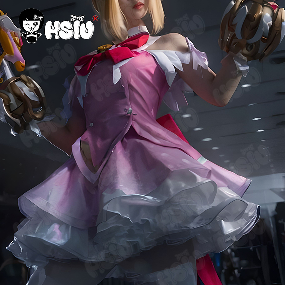 Anime Cosplay Pink - ジュノ コスプレ衣装 ウィッグ HSIU ブロンド ピーチピンク