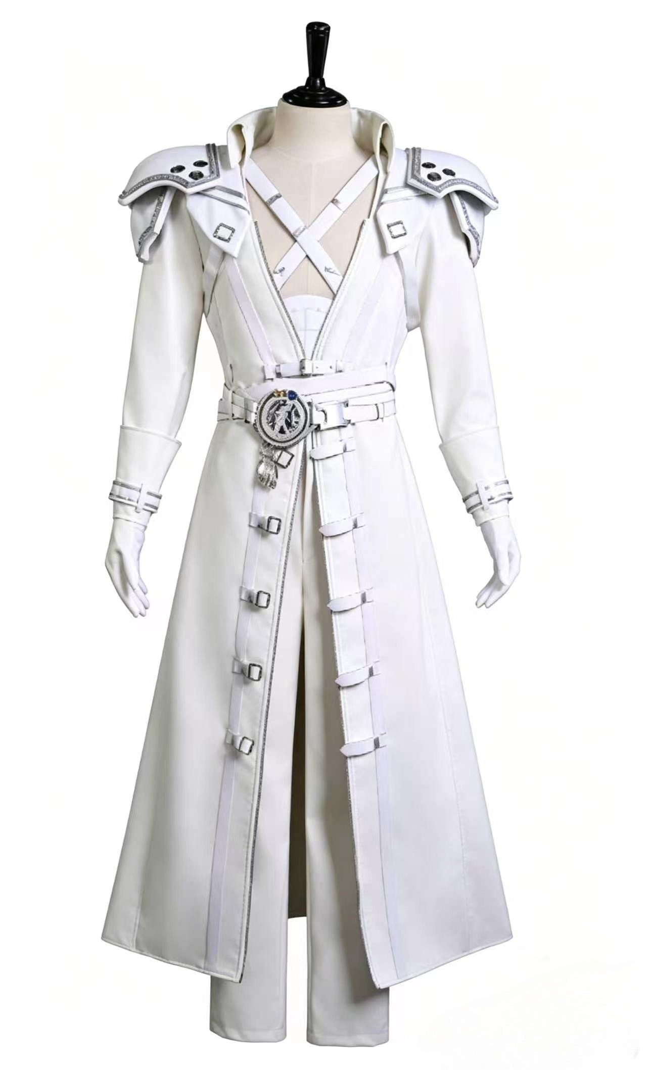 Anime Cosplay Costumes - セフィロス ピュアアングル ファンタジー ホワイト ポールドロン FFVII