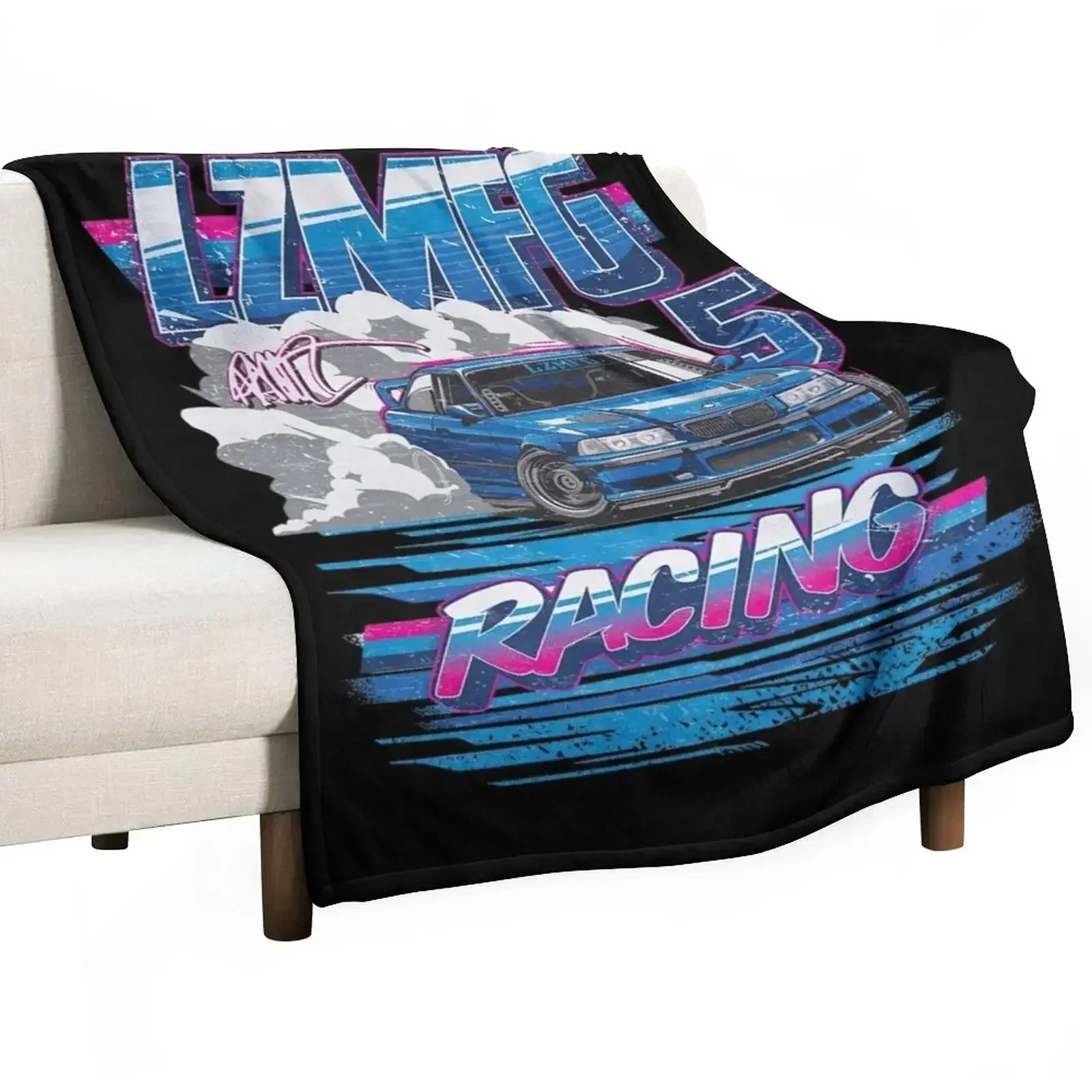 Anime Cosplay Idea - アダムLzマーチ E36 スローブランケット ヴィンテージコンフォーター 装飾用ソファベッド チェック柄