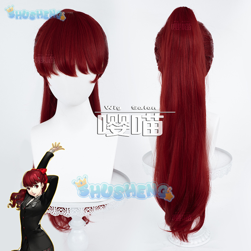 アニメ P5 ペルソナ吉沢かすみコスプレウィッグアニメキャラ - Anime Cosplay Wig のレビューと価格