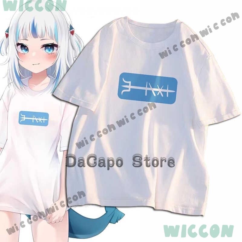 コール Tシャツ衣装サメ Gawr Gura Youtube - Anime Cosplay Youtuber のレビューと価格