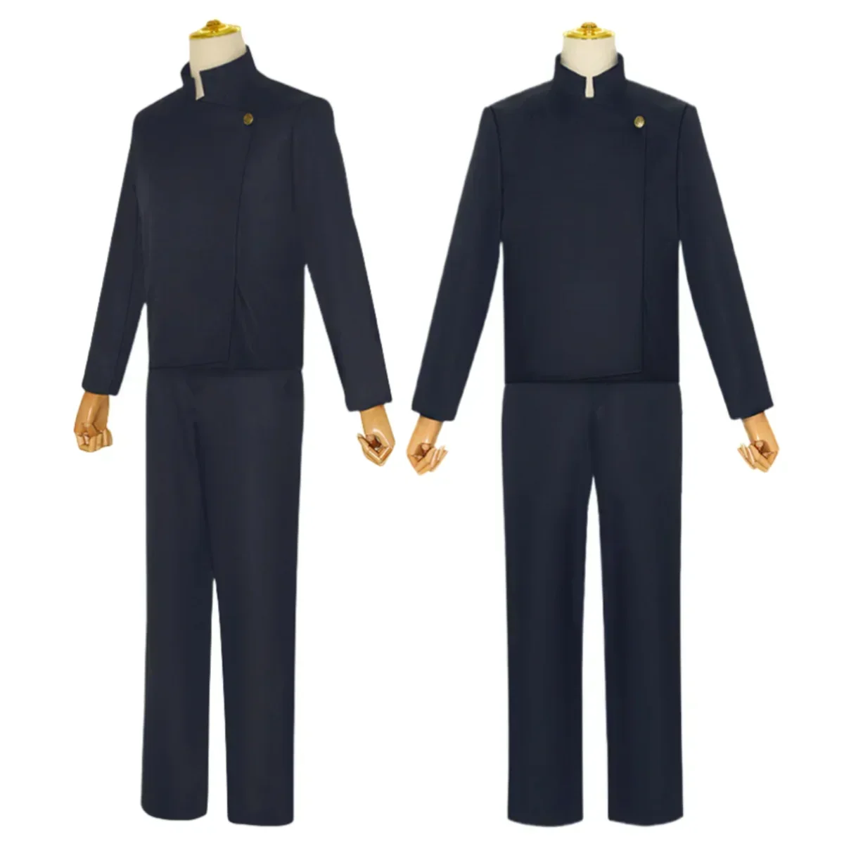 五条悟コスプレ衣装男性用、アニメ高校制服、濡れた髪のウィッグ - Anime Cosplay Gojo のレビューと価格
