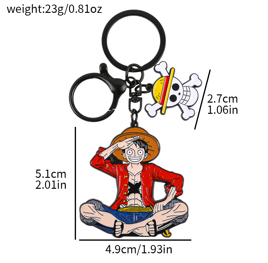 ワンピースアニメキーホルダーセット - モンキー・D・ルフィ - Cosplay Anime Zoro のレビューと価格