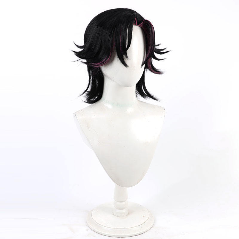 ベザリウス包帯コスプレウィッグ vtuber 黒ショートピン - Cosplay Anime Black Hair のレビューと価格