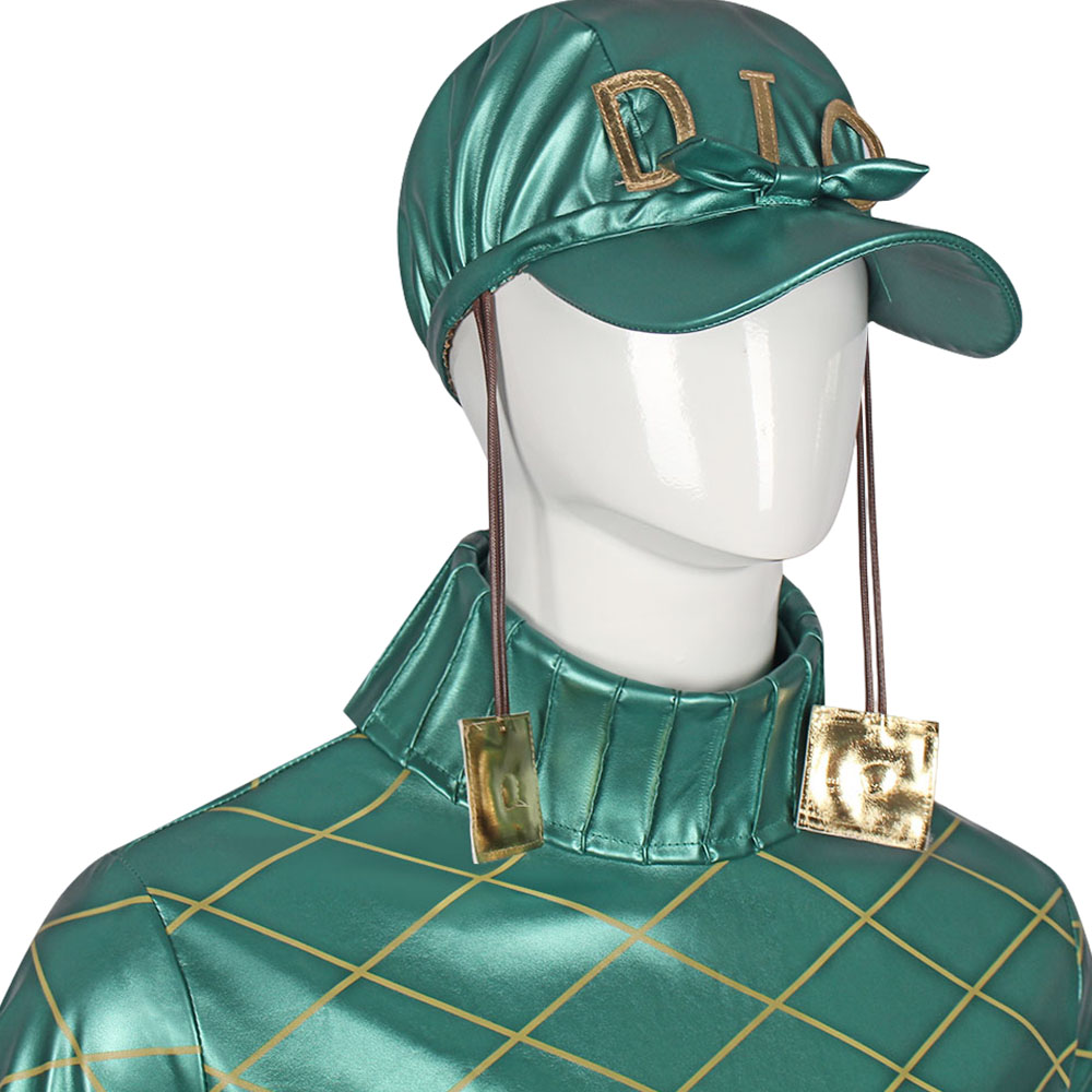 アニメジョジョコスプレ奇妙な冒険ディエゴ・ブランドコスチュー - Jojo Bizarre Hat のレビューと価格
