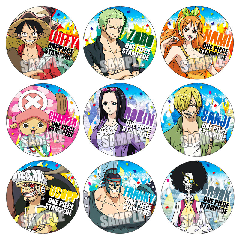 ワンピース フィルム スタンプエード アニメ バッジ ピン  - Cosplay Anime Zoro のレビューと価格