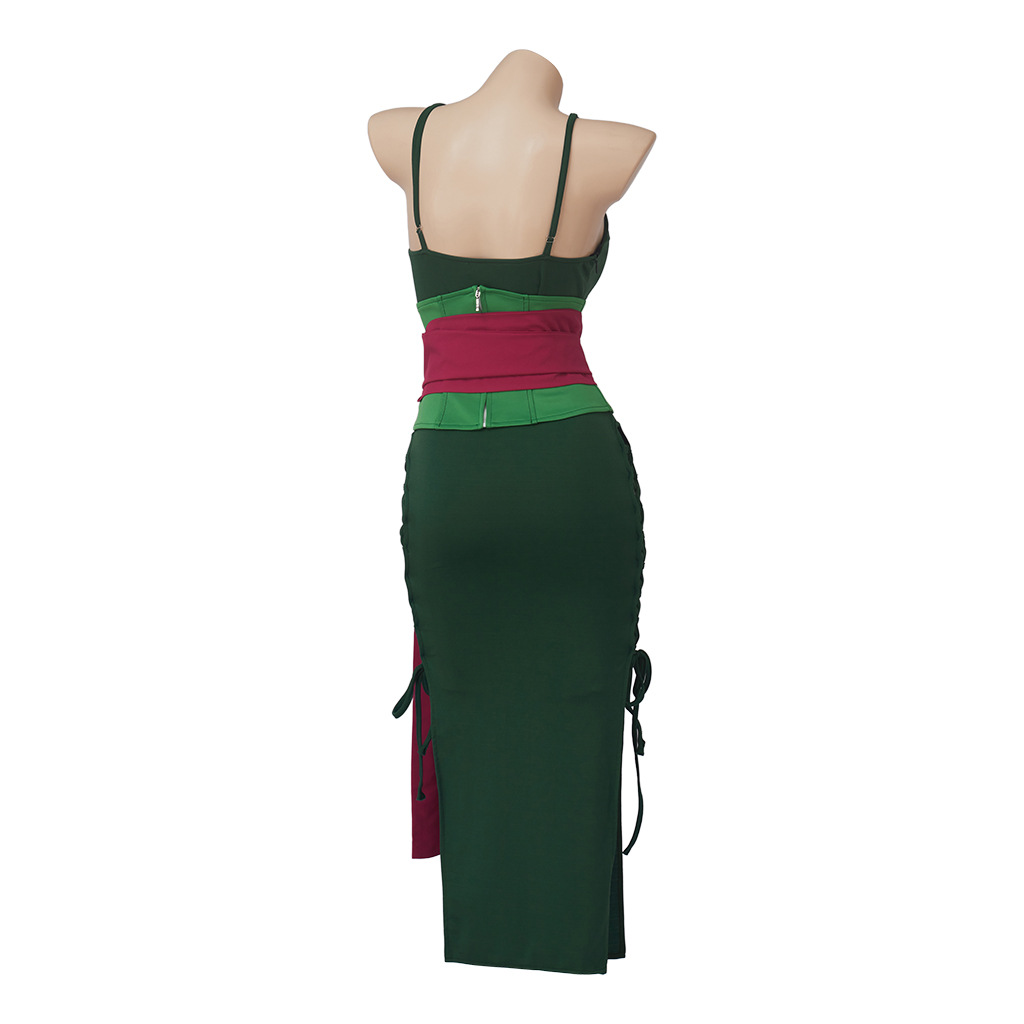 ロロノア・ゾロ コスプレ衣装 女性用 グリーンスパゲッティス - Cosplay Anime Zoro のレビューと価格