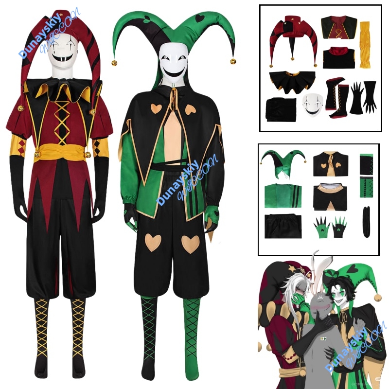 メンズ フリーク サーカス ピエロ コスプレ衣装 ホラー ハ - Anime Cosplay Expo 2025 のレビューと価格