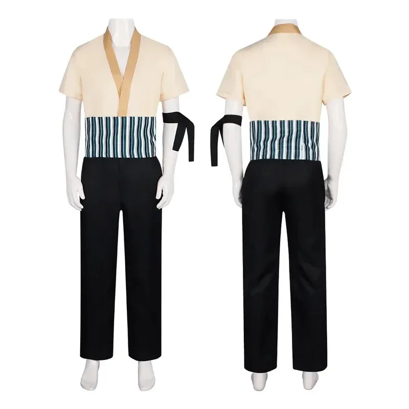 アニメ実写版ロロノア・ゾロコスプレ衣装シャツパンツ衣装ファン - Cosplay Anime Zoro のレビューと価格