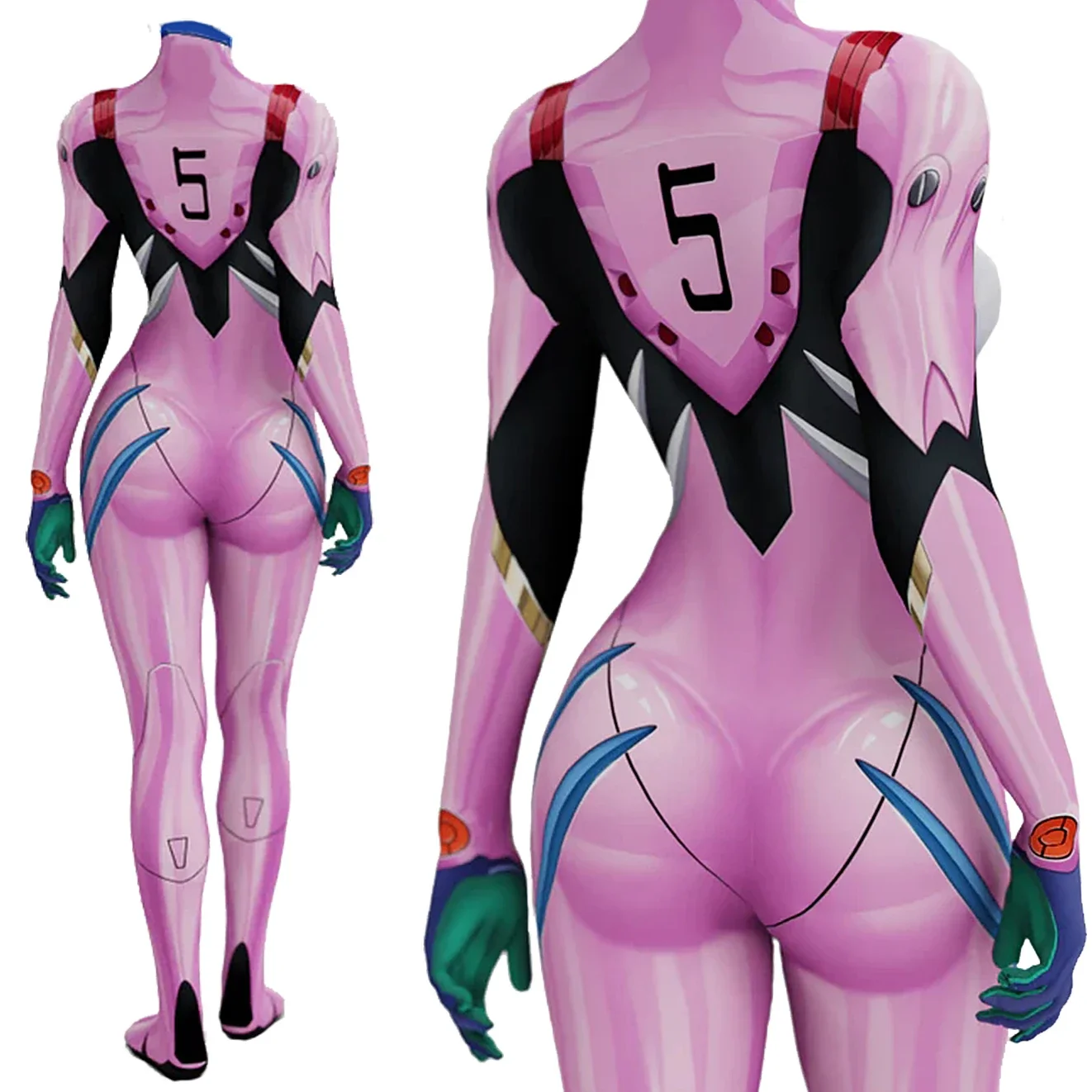 アニメEVA 05 マキナミ コスプレ衣装 スーパーヒーロー - Anime Cosplay Girl のレビューと価格