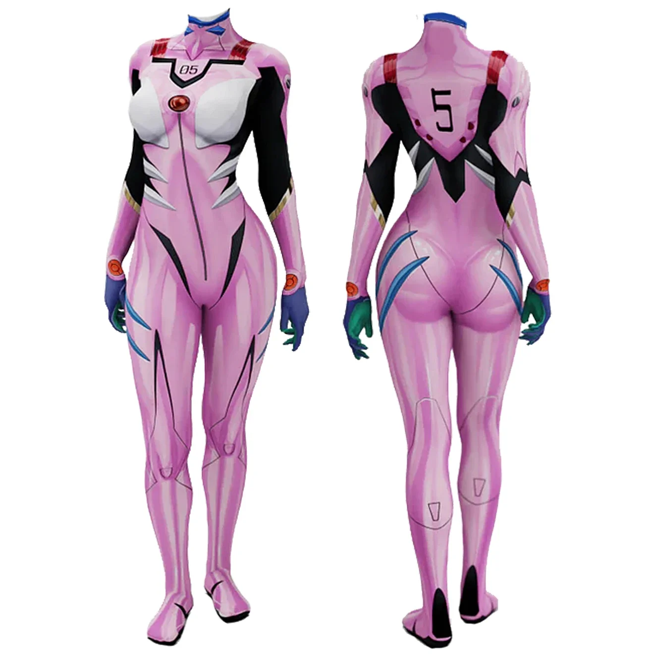 アニメEVA 05 マキナミ コスプレ衣装 スーパーヒーロー - Anime Cosplay Girl のレビューと価格