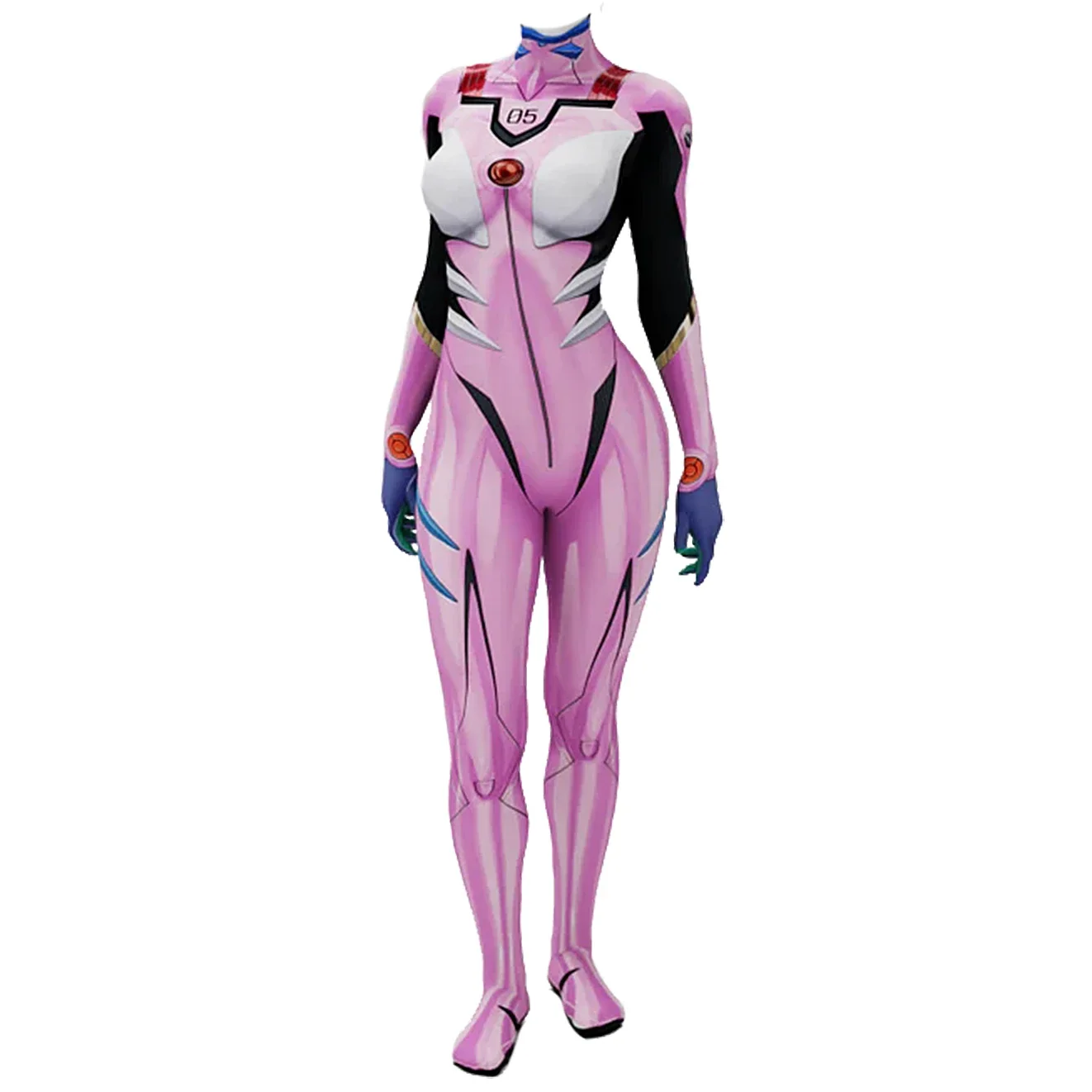 アニメEVA 05 マキナミ コスプレ衣装 スーパーヒーロー - Anime Cosplay Girl のレビューと価格