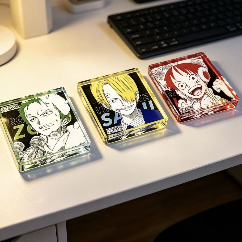 ワンピース ロロノア・ゾロ 漫画 かわいい アクリルカードブ - Cosplay Anime Zoro のレビューと価格