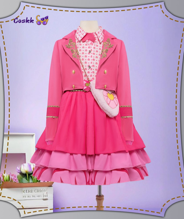 デセンダント5 コスプレコスチューム プリンセス ピンクブレ - Anime Cosplay Pink のレビューと価格
