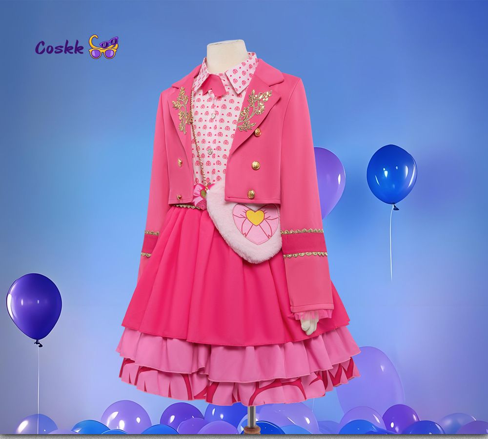 デセンダント5 コスプレコスチューム プリンセス ピンクブレ - Anime Cosplay Pink のレビューと価格