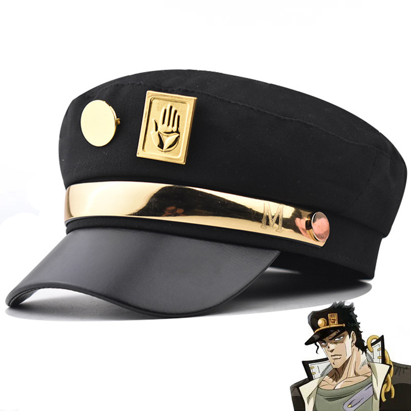アニメジョジョの奇妙な冒険空条承太郎コスプレキャップユニセッ - Jojo Bizarre Hat のレビューと価格