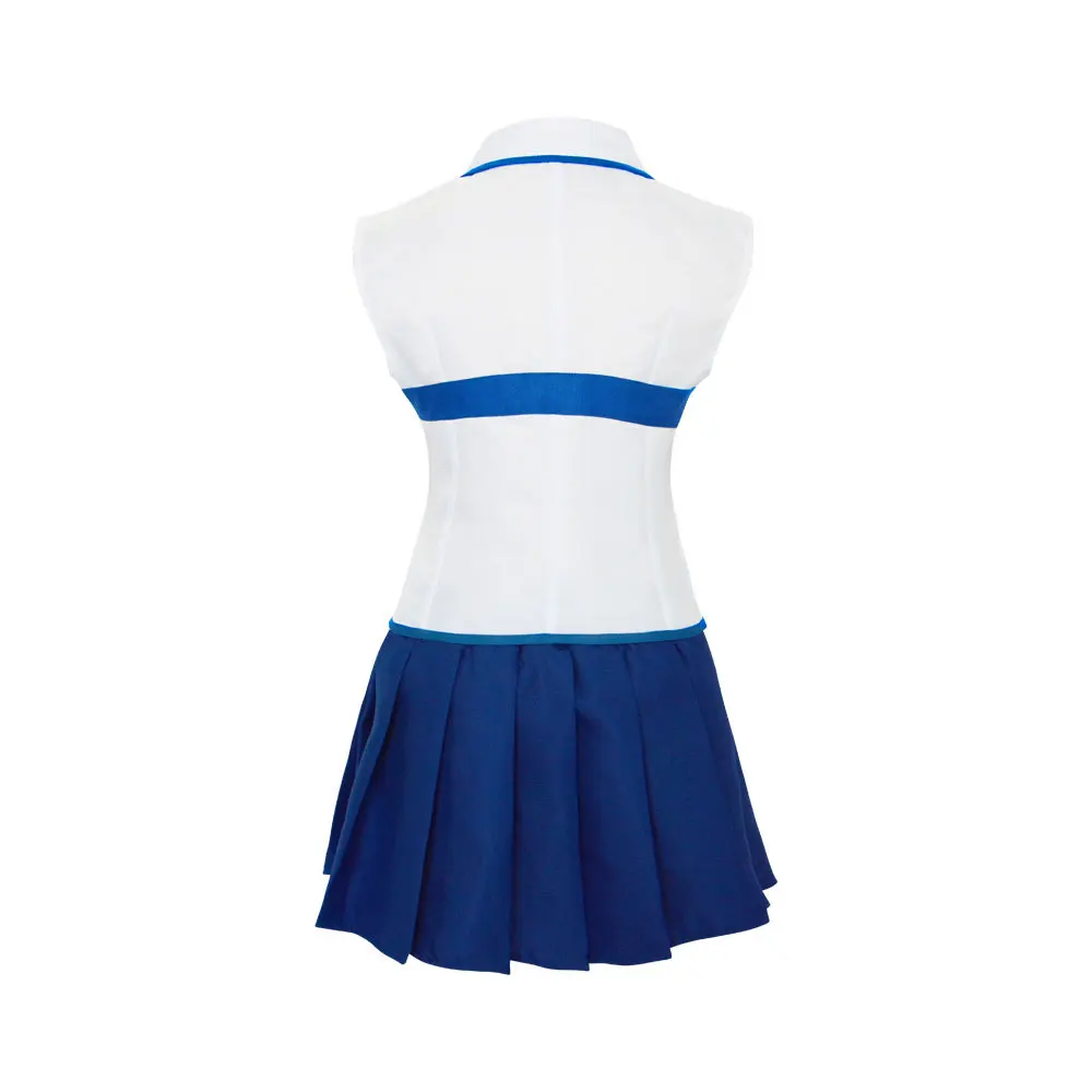 フェアリーテイル青と白のノースリーブトッププリーツスカートセ - Anime Cosplay Expo 2025 のレビューと価格