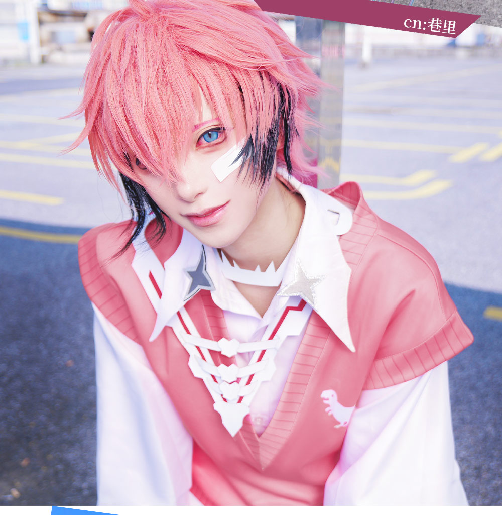 アニメ「Nijisanji」VTuberバーチャルアイドル赤 - Anime Cosplay Pink のレビューと価格