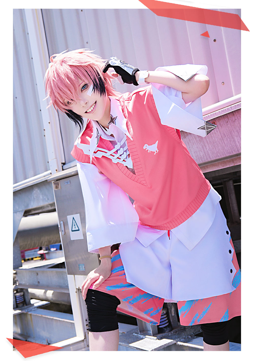 アニメ「Nijisanji」VTuberバーチャルアイドル赤 - Anime Cosplay Pink のレビューと価格