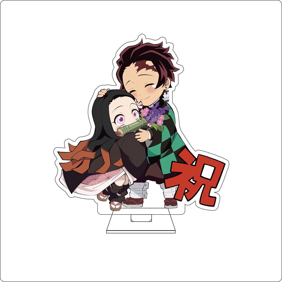 10 センチメートルアニメ悪魔コスプレかわいいアクリルフィギ - Anime Cosplay Tanjiro のレビューと価格