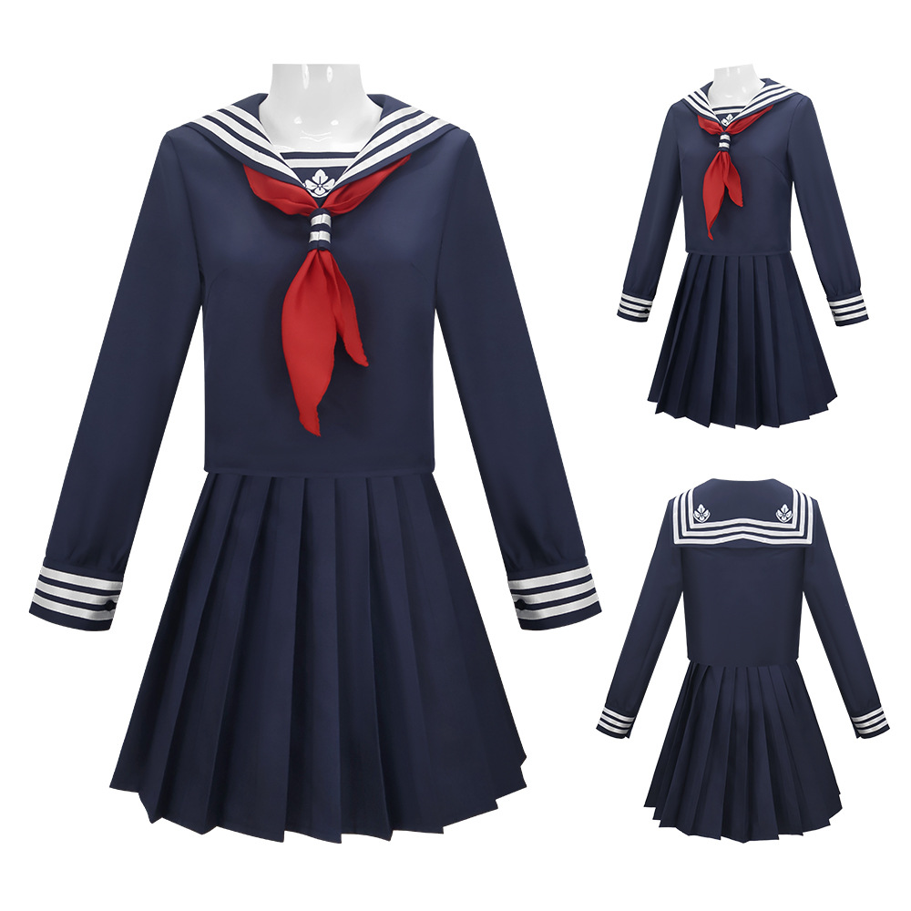 ゲーム水木恵子コスプレ衣装サイレント女子校 JK 制服ヒルネ - Anime Cosplay Yor のレビューと価格