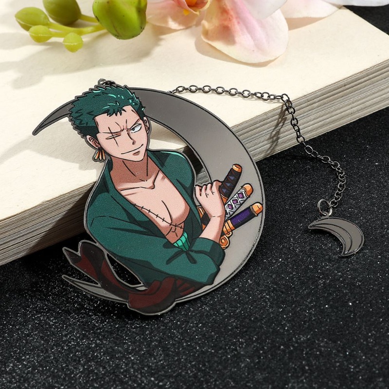 ワンピース ロロノア・ゾロ 白髪ニカ 個性的な漫画メタルブッ - Cosplay Anime Zoro のレビューと価格