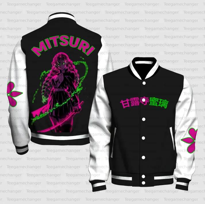 鬼滅の刃 竈門炭治郎 ベースボールジャケット ブラック グリ - Cosplay Anime Zenitsu のレビューと価格