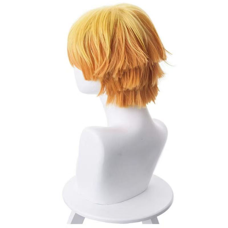 ゼンイツ・アガツマ用 イエロー オンブレ レイヤード ショー - Cosplay Anime Zenitsu のレビューと価格