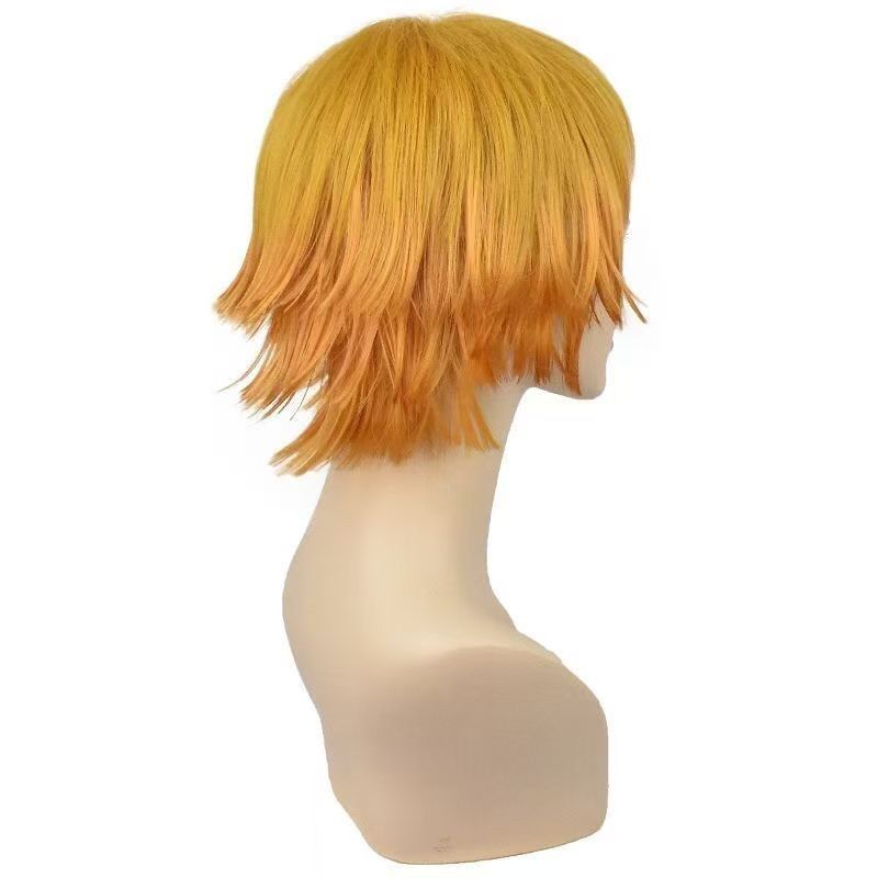 ゼンイツ・アガツマ用 イエロー オンブレ レイヤード ショー - Cosplay Anime Zenitsu のレビューと価格