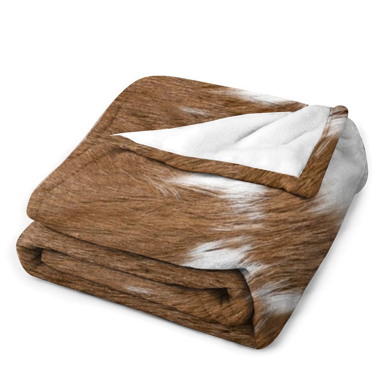 Cow Hide Brown & White Throw B - Anime Cosplay Idea のレビューと価格