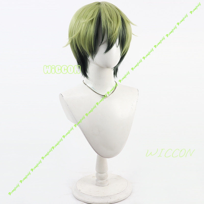 奈良忍コスプレウィッグ緑黒ショートヘアイヤリング死滅海賊アニ - Cosplay Anime Black Hair のレビューと価格