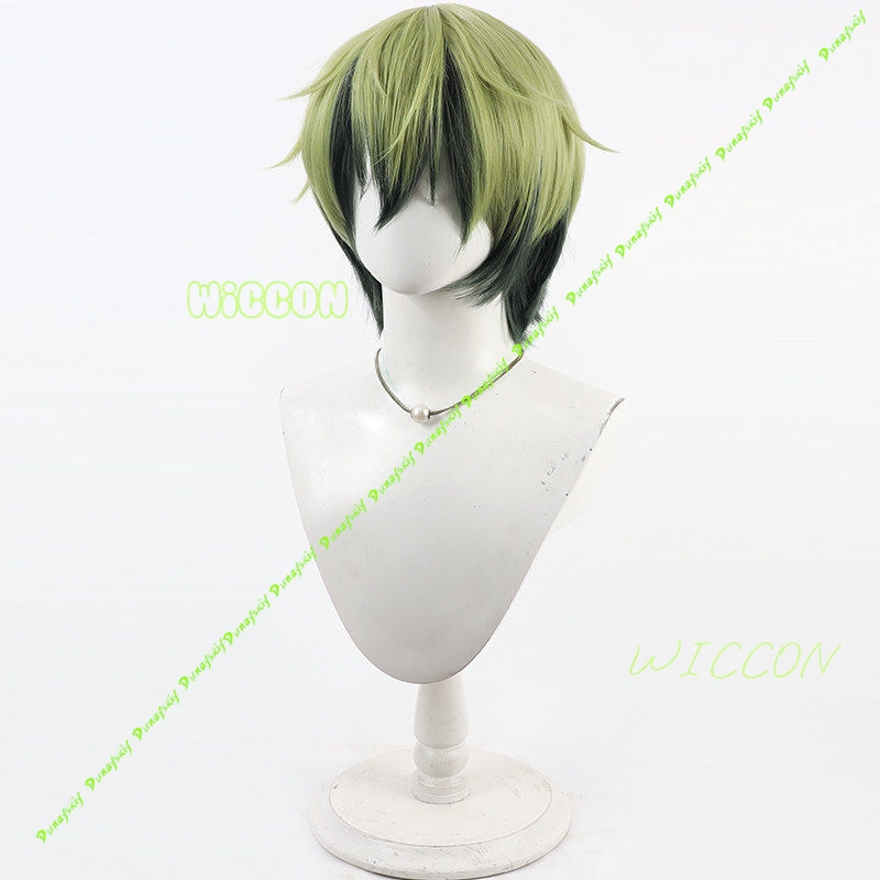 奈良忍コスプレウィッグ緑黒ショートヘアイヤリング死滅海賊アニ - Cosplay Anime Black Hair のレビューと価格