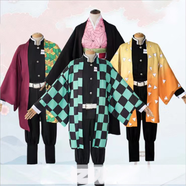 鬼滅の刃のハロウィンコスチューム - 竈門炭治郎、宮崎百合子 - Anime Cosplay Tanjiro のレビューと価格