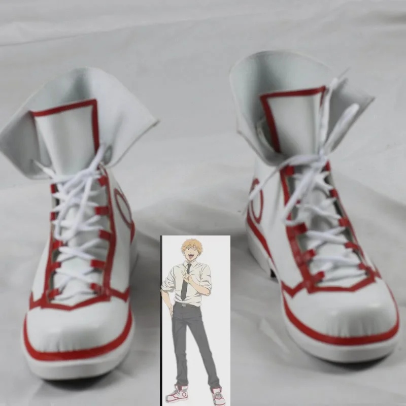 アニメ「チェンソーマン」デンジのコスプレブーツ、コスプレ用靴 - Anime Cosplay Chainsaw Man のレビューと価格
