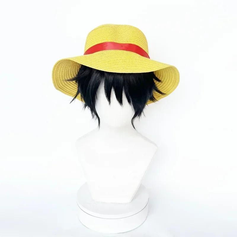 高品質アニメモンキー・d・ルフィコスプレウィッグショート黒耐 - Anime Cosplay Yor のレビューと価格