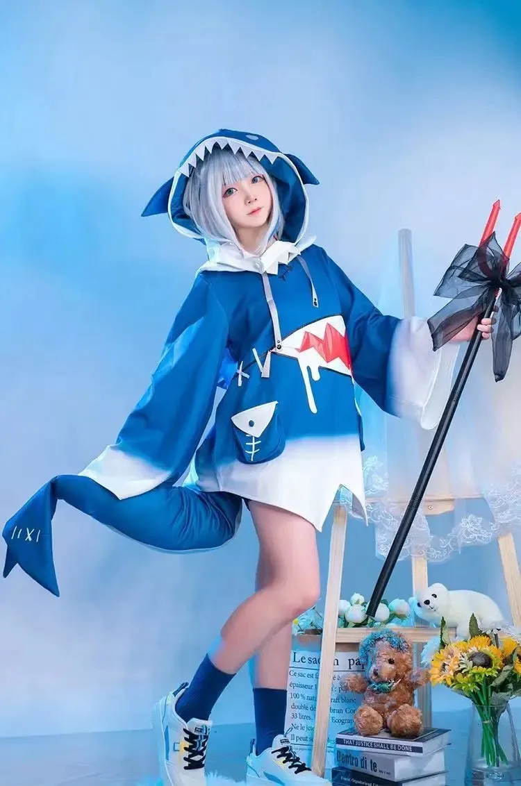 在庫あり ホロライブ ENG ガウル・グーラ コスプレ衣装  - Anime Cosplay Youtuber のレビューと価格