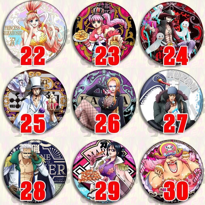 ワンピースアニメブローチバッジ ルフィ ゾロ エース 赤髪  - Cosplay Anime Zoro のレビューと価格